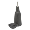 Ottawa Oil Bottle & Salt Dish - Stone