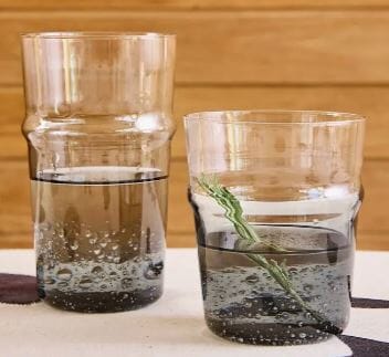Ecology Dion Set Of 4 Hi Ball Glassses 400ml - Smoke Glassware The Cooks Kitchen 