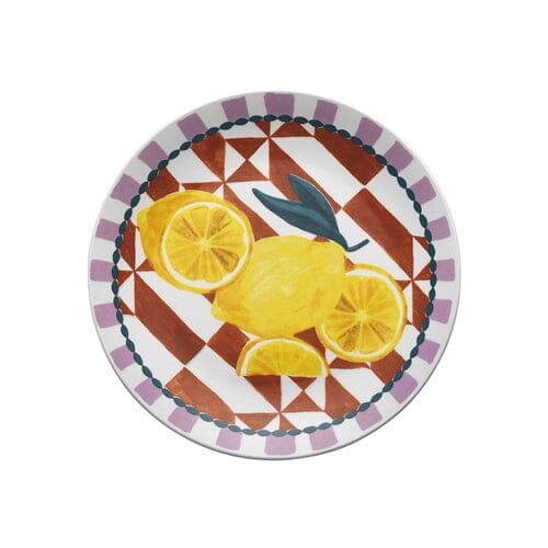Porto Valentina Side Plate 20cm - Lemon Loose Dinnerware The Cooks Kitchen 