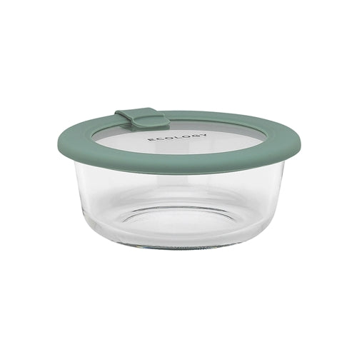 Ecology Store Round Container With Vent 400ml - Eucalyptus