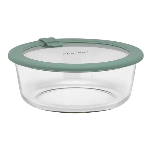 Ecology Store Round Container With Vent 950ml - Eucalyptus