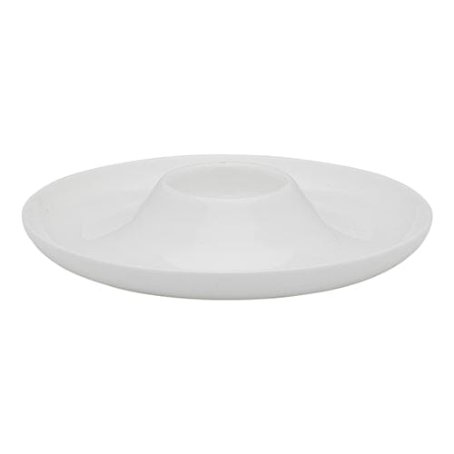 Ecology Canvas Egg Plate 15cm - White Loose Dinnerware The Cooks Kitchen 