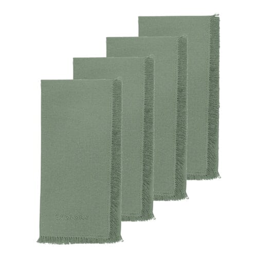 Ecology Fray Set Of 4 Napkins Midday Napkins The Cooks Kitchen 