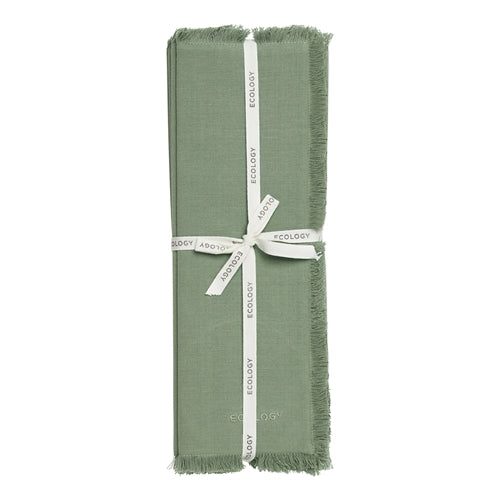 Ecology Fray Set Of 4 Placemats 38x53cm Midday
