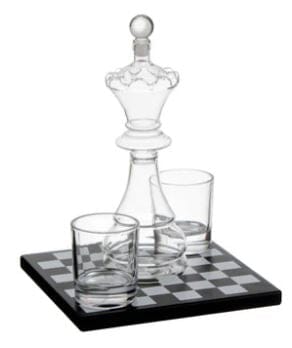 Preston Chess Whisky Set Decanters - Jugs & Carafes The Cooks Kitchen 