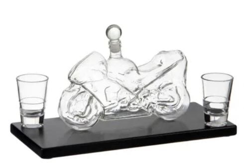 Preston Motorcycle Whisky Set Decanters - Jugs & Carafes The Cooks Kitchen 