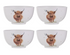 Ashdene Paddock Pals Bowl Set Of 4