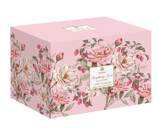 Ashdene Raspberry Rose 800ml Infuser Teapot