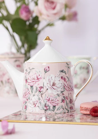 Ashdene Raspberry Rose 800ml Infuser Teapot