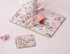 Ashdene Raspberry Rose 6pk Placemat