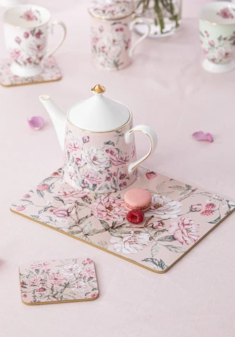 Ashdene Raspberry Rose 6pk Placemat
