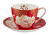 Maxwell & Williams Kimono Cup & Saucer 300ml - Red Mugs - Cups & Saucers The Cooks Kitchen 