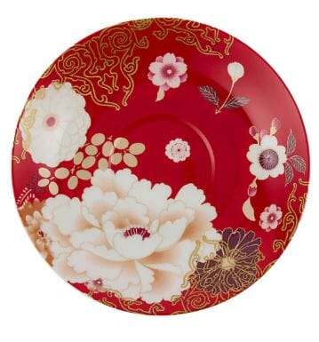 Maxwell & Wiliams Kimono Breakfast Cup & Saucer 480ml - Red Mugs - Cups & Saucers The Cooks Kitchen 