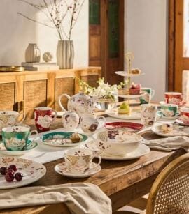 Maxwell & Williams Kimono Breakfast Cup & Saucer 480ml - White Mugs - Cups & Saucers The Cooks Kitchen 