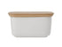 Maxwell & Williams White Basics Butter Dish W/ Bamboo Lid Bread & Butter Storage The Cooks Kitchen Mandurah 