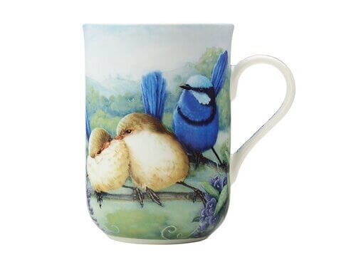 Maxwell & Williams Birds Of Australia 10th Anniversary Mug 300ml Splendid Wren Mugs - Cups & Saucers The Cooks Kitchen Mandurah 