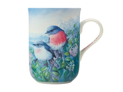 Maxwell & Williams Birds Of Australia 10th Anniversary Mug 300ml Rose Robin Mugs - Cups & Saucers The Cooks Kitchen Mandurah 