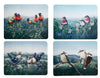Maxwell & Williams - Birds Of Australia Katherine Castle 10 Year Anniversary - Corkback Placemats 34x26.5cm Set Of 4 Assorted