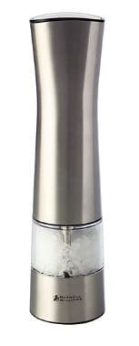 Cosmopolitan Electric Salt/pepper Mill 21cm Gift Boxed - Stainless Salt & Pepper Grinders & Mills The Cooks Kitchen 