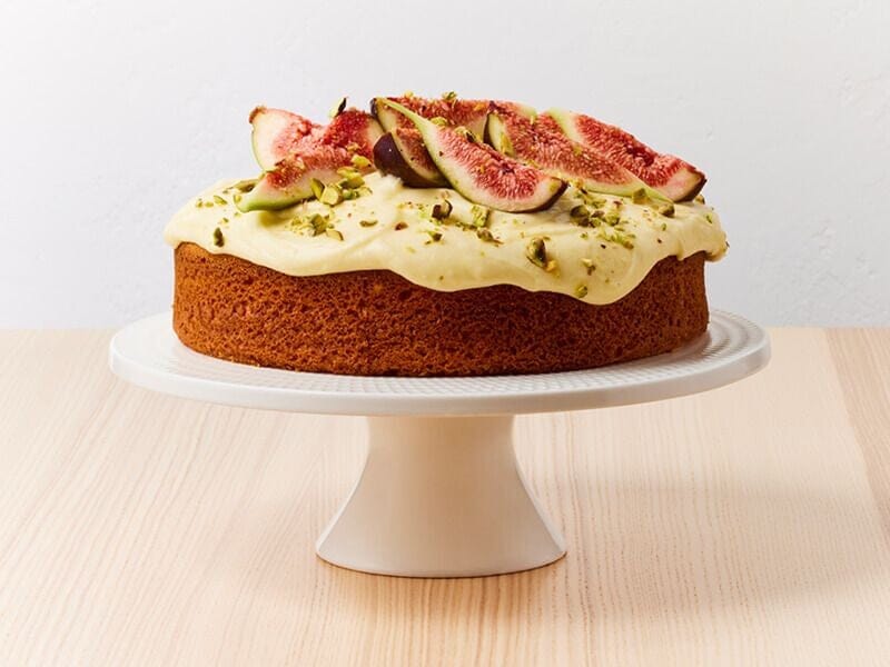 Maxwell & Williams White Basics Diamonds Footed Cake Stand 25cm Cake Stands The Cooks Kitchen Mandurah 