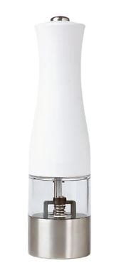 Cosmopolitan Electric Salt/pepper Mill 21cm Gift Boxed - White Salt & Pepper Grinders & Mills The Cooks Kitchen 