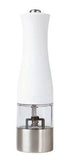 Cosmopolitan Electric Salt/pepper Mill 21cm Gift Boxed - White Salt & Pepper Grinders & Mills The Cooks Kitchen 