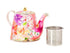 Maxwell & Williams Teas & C's Dahlia Daze Teapot With Infuser 1lt Pink Teapots & Infusers The Cooks Kitchen Mandurah 