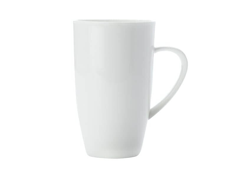 Maxwell & Williams White Basics Large Hi Coupe Mug 600ml Mugs - Cups & Saucers The Cooks Kitchen Mandurah 