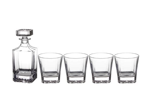 Maxwell & Williams Diamante 5pc Whisky Set Decanter Sets The Cooks Kitchen 