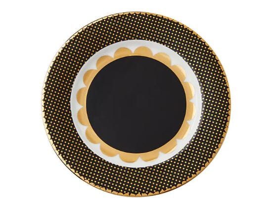 Maxwell & Williams Teas & C's - Regency Rim Plate 19.5cm - Black Loose Dinnerware The Cooks Kitchen 