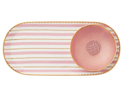 Maxwell & Williams Teas & C's - Regency Platter & Dish Set - Pink Servingware The Cooks Kitchen 