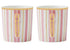 Maxwell & Williams Teas & C's - Regency Demi Cup & Saucer 100ml Set Of 2 - Pink Mugs - Cups & Saucers The Cooks Kitchen 