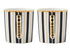 Maxwell & Williams Teas & C's - Regency Demi Cup & Saucer 100ml Set Of 2 - Black Mugs - Cups & Saucers The Cooks Kitchen 