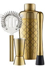 Maxwell & Williams Cocktail & Co Lafayette 4pc Cocktail Set Gold