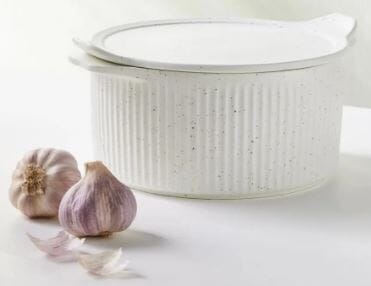 Maxwell & Williams Speckle - Round Casserole With Tray Lid 3l - Cream Baking Tins, Trays, Pans & Ramekins The Cooks Kitchen 