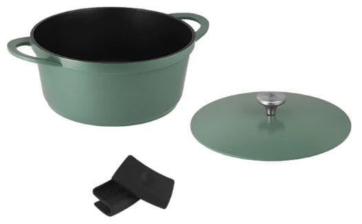 Maxwell & Williams Agile - Non-stick Casserole 28cm/6.3l - Sage Casseroles The Cooks Kitchen 