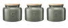 Maxwell & Williams Indulgence Canister Set Of 3 60ml - Sage