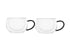 Maxwell & Williams Blend Noir Double Wall Glass Mug Set Of 2 Gift Boxed Coffee Cups The Cooks Kitchen 