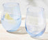 Maxwell & Williams Glamour - Stemless Wine Glass 540ml Set Of 2 - Blue Wine The Cooks Kitchen 