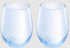 Maxwell & Williams Glamour - Stemless Wine Glass 540ml Set Of 2 - Blue Wine The Cooks Kitchen 