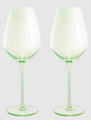 Maxwell & Williams Glamour - Wine Glasses 480ml Set Of 2 - Green Wine The Cooks Kitchen 