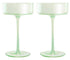 Maxwell & Williams Glamour - Coupe Glass 240ml Set Of 2 - Green Champagne The Cooks Kitchen 
