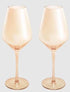 Maxwell & Williams Glamour - Wine Glasses 480ml Set Of 2 - Coral Wine The Cooks Kitchen 