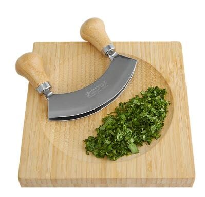 Maxwell & Williams Evergeen - Bamboo Mezzaluna Herb The Cooks Kitchen 