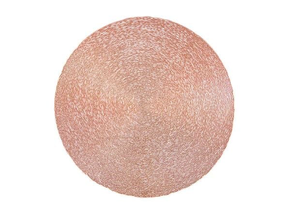 Maxwell & Williams Table Accents Lace Metallic Round Placemat Rose Gold Placemats The Cooks Kitchen 