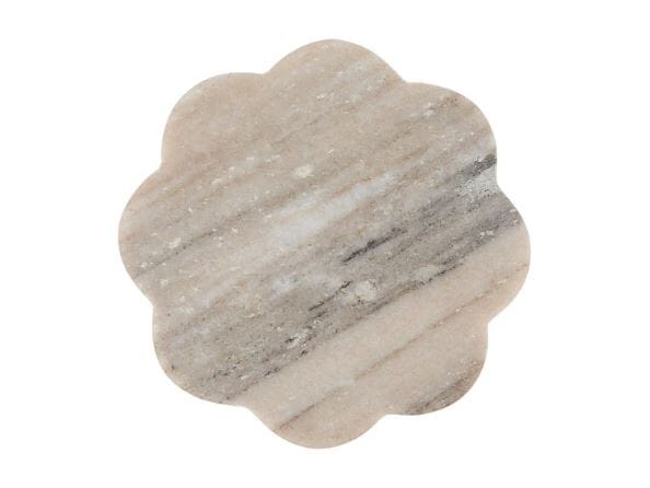 Maxwell & Williams Coaster Collective Scallop Marble 11.5cm Coaster Beige Coasters The Cooks Kitchen 