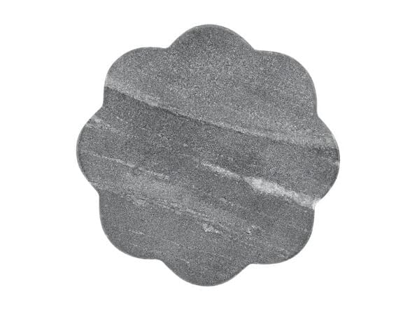 Maxwell & Williams Coaster Collective Scallop Marble 11.5cm Coaster Charcoal Coasters The Cooks Kitchen 
