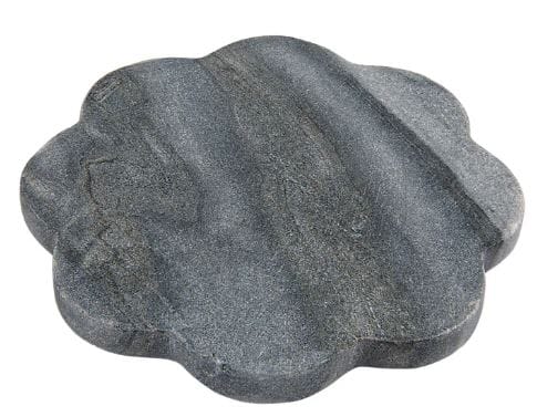 Maxwell & Williams Coaster Collective Scallop Marble 11.5cm Coaster Charcoal Coasters The Cooks Kitchen 