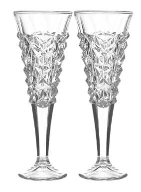 Maxwell & Williams Cocktail & Co. Mixology Champagane Flutes 180ml Set Of 2 - Glacier Glassware The Cooks Kitchen 