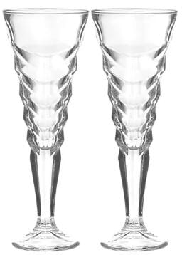 Maxwell & Williams Cocktail & Co. Mixology Champagne Flute 180ml Set Of 2 - Vertex Glassware The Cooks Kitchen 